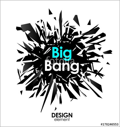 472x500 Broken Glass Or Big Bang Vector Cool Design Elements Stock Image