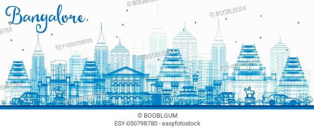 640x263 Bangalore Skyline Silhouette Stock Photos And Images Age Fotostock