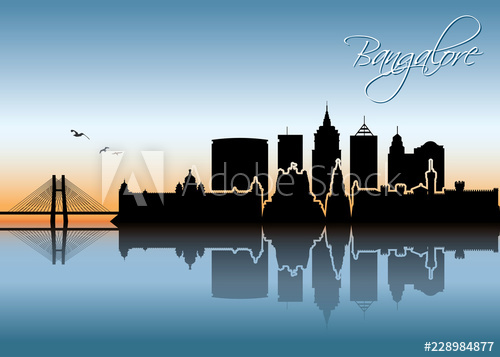 500x357 Bangalore Skyline