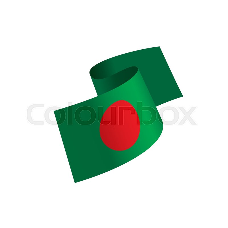 800x800 Bangladesh Flag, Vector Illustration Stock Vector Colourbox