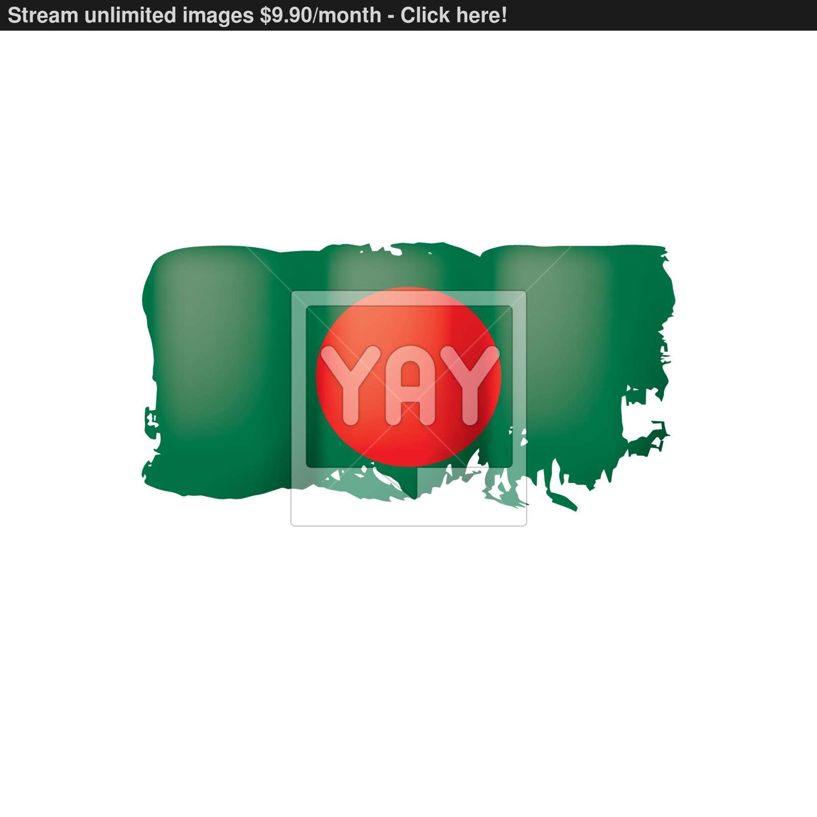 1600x1600 Bangladesh Flag, Vector Illustration On A White Background Vector