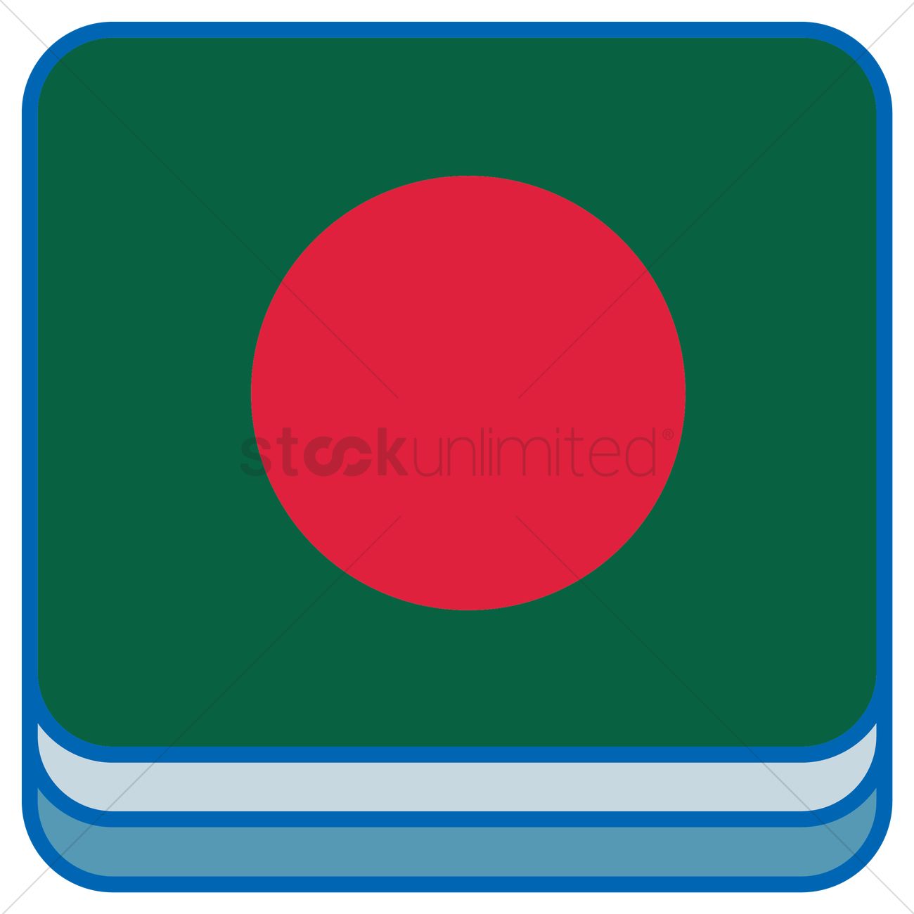 1300x1300 Bangladesh Flag Vector Image