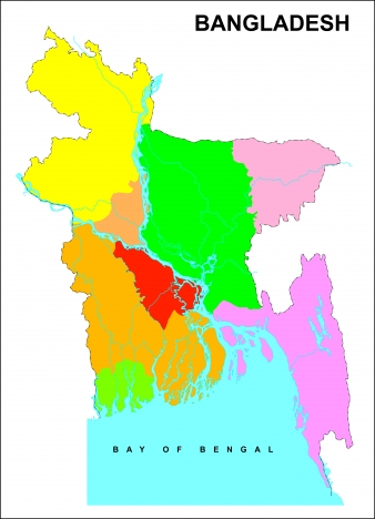 338x468 Bangladesh Map Vector Vectors Stock In Encapsulated