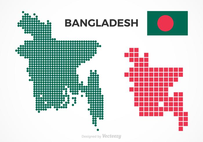 700x490 Free Bangladesh Vector Maps