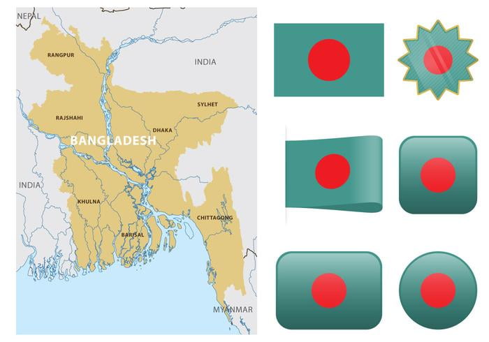 700x490 Vector Bangladesh Map Free Graphics Uihere