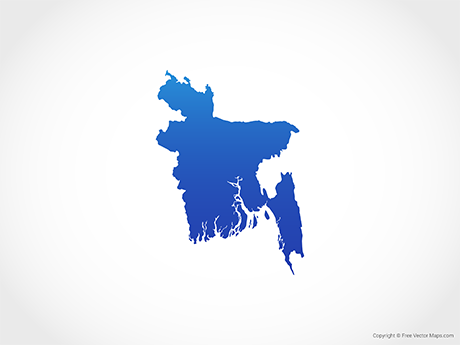 460x345 Vector Maps Of Bangladesh Free Vector Maps