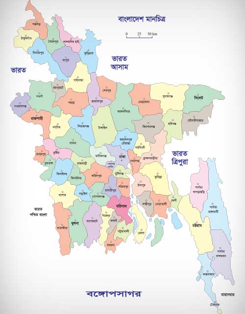 500x639 Bangladesh Map Vector