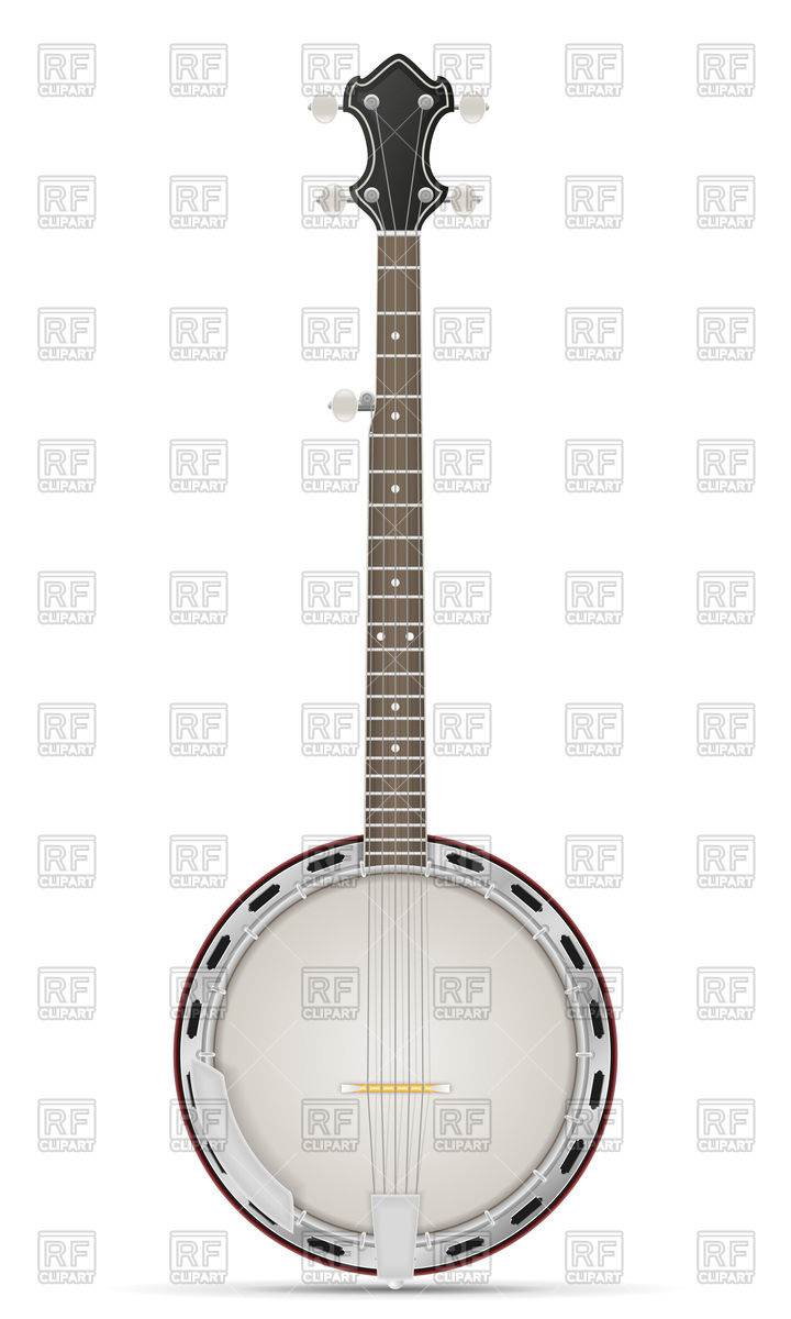 720x1200 Banjo Vector Image Of Music Konturvid