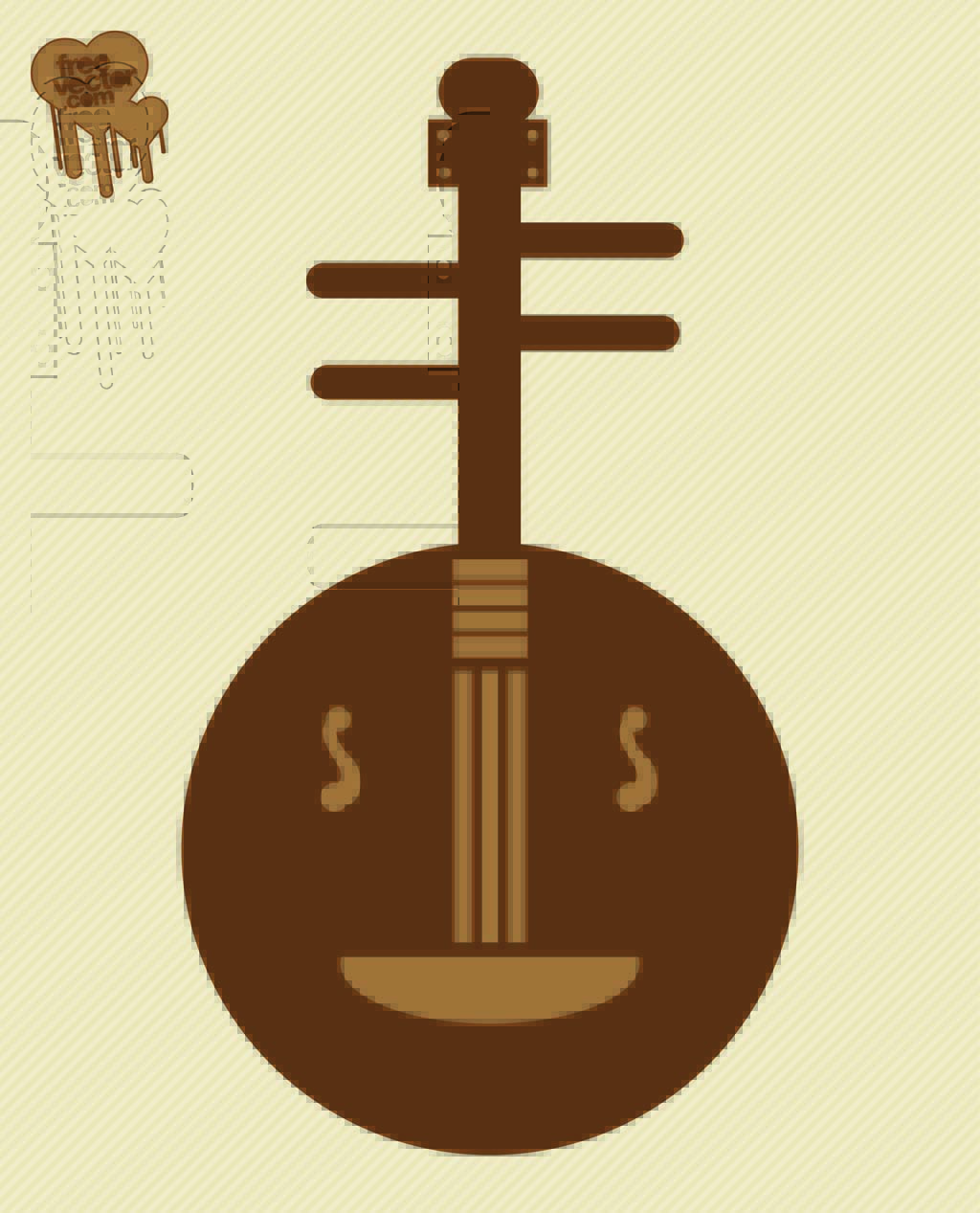 1024x1267 Banjo Vector Vector Art Graphics