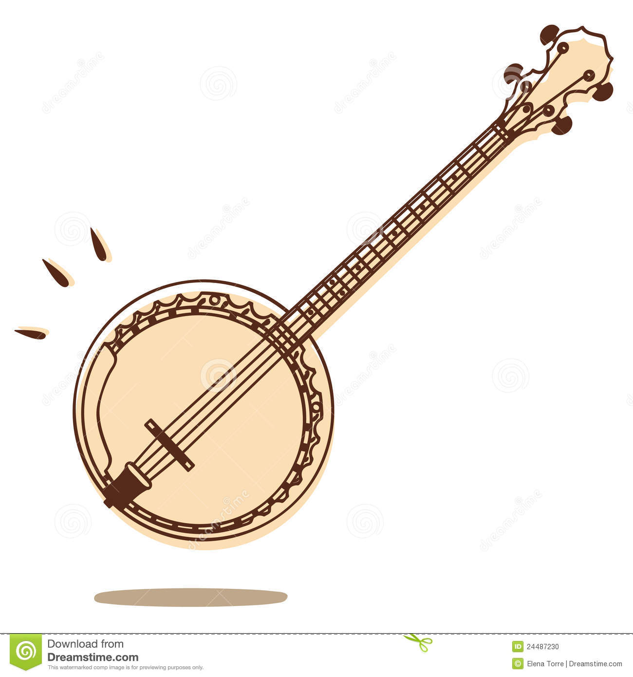 Banjo Vector at Collection of Banjo Vector free for