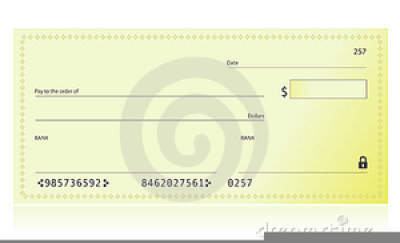 400x243 Download Free Png Clipart Blank Bank Check Free Images