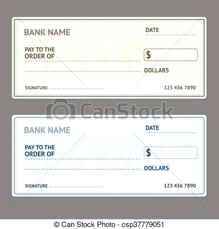 Bank Check Vector at Vectorified.com | Collection of Bank Check Vector ...