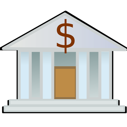 500x500 Bank Icon Vector