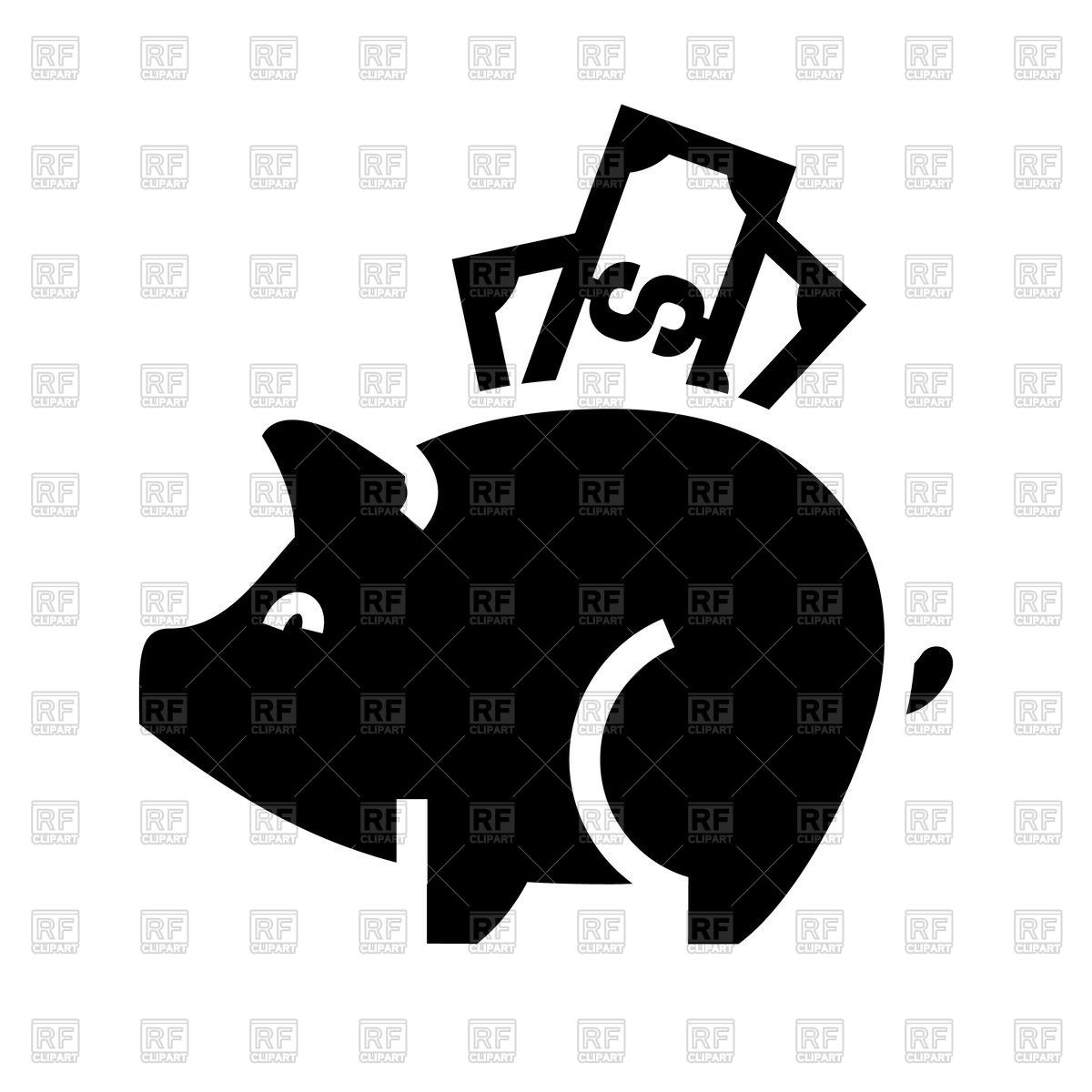 1200x1200 Piggy Bank Icon Vector Image Of Business, Finance