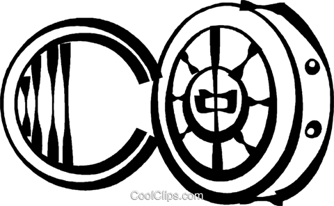 480x296 Bank Vault Royalty Free Vector Clip Art Illustration
