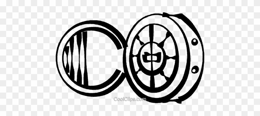 840x376 Bank Vault Royalty Free Vector Clip Art Illustration