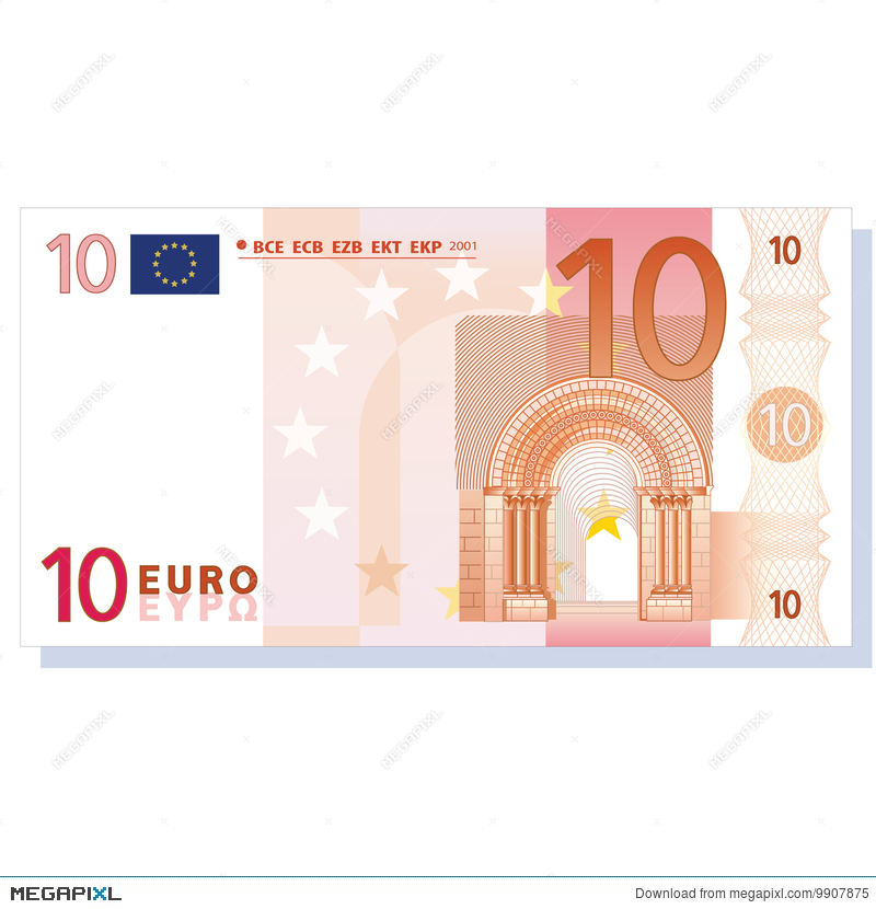 800x830 Euro Banknote Vector Illustration