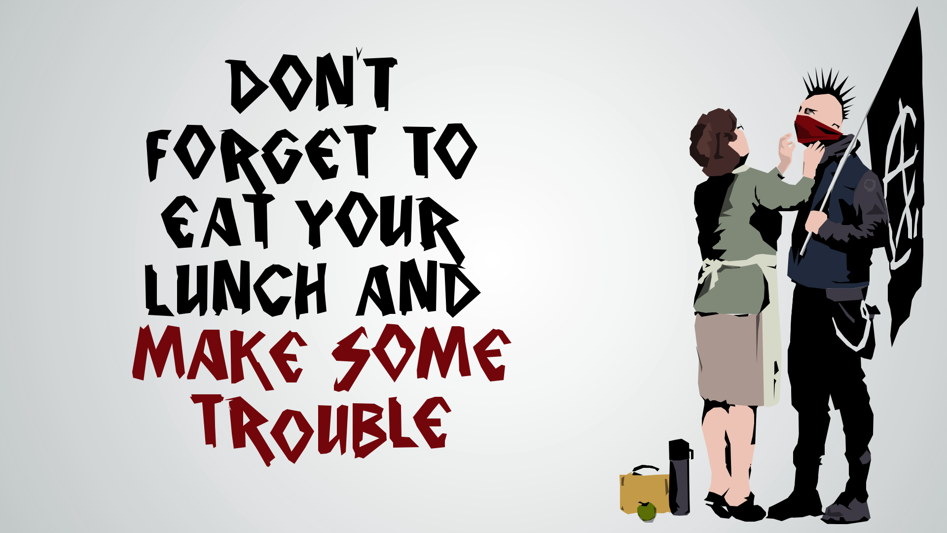 1920x1080 Banksy Vector Styled