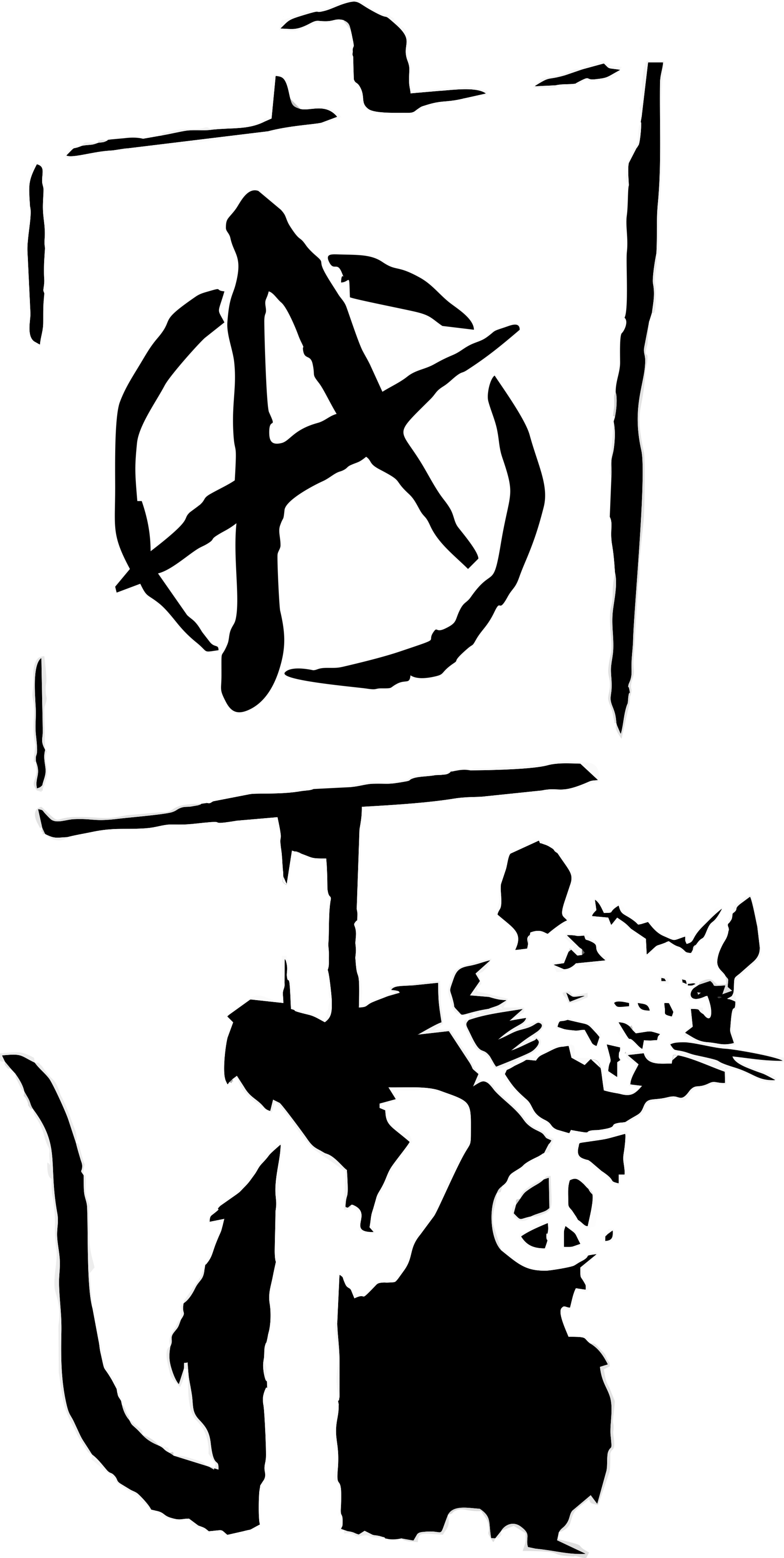 1600x3178 Rat Vector Image