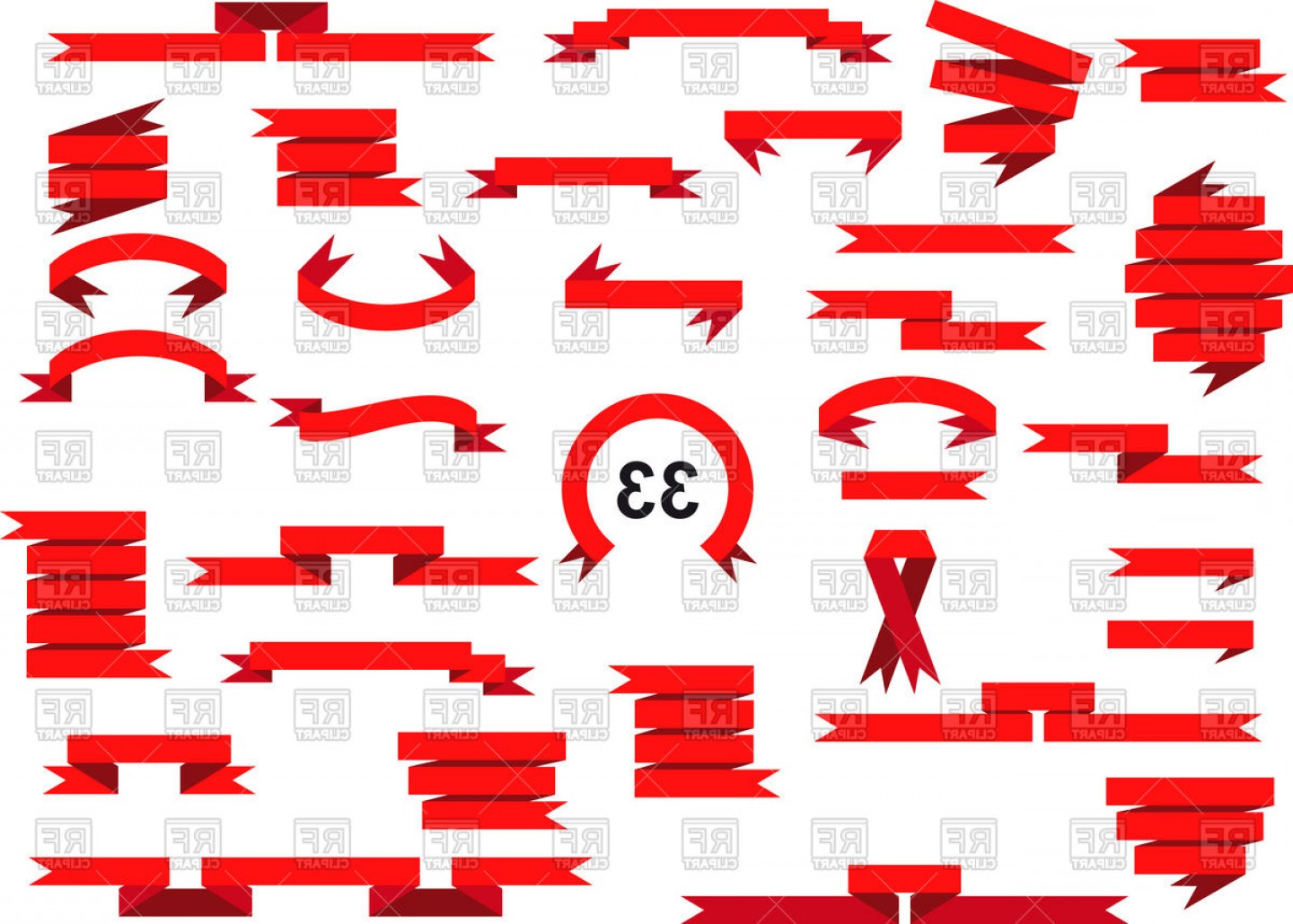 Red Ribbon Banners Vector Clipart Cqrecords 1440x1029 Red Ribbon Banners Vector Clipart Cqrecords
