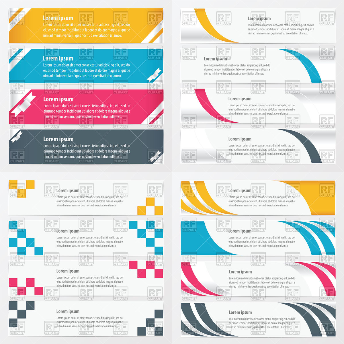 Color Banners Design Vector Image Of Backgrounds, Textures 1200x1200 Color Banners Design Vector Image Of Backgrounds, Textures
