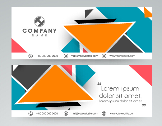 Company Banners Modern Design Vector Free Download 521x405 Company Banners Modern Design Vector Free Download