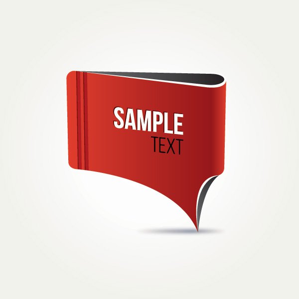 Red Banner Design Free Vector 600x600 Red Banner Design Free Vector
