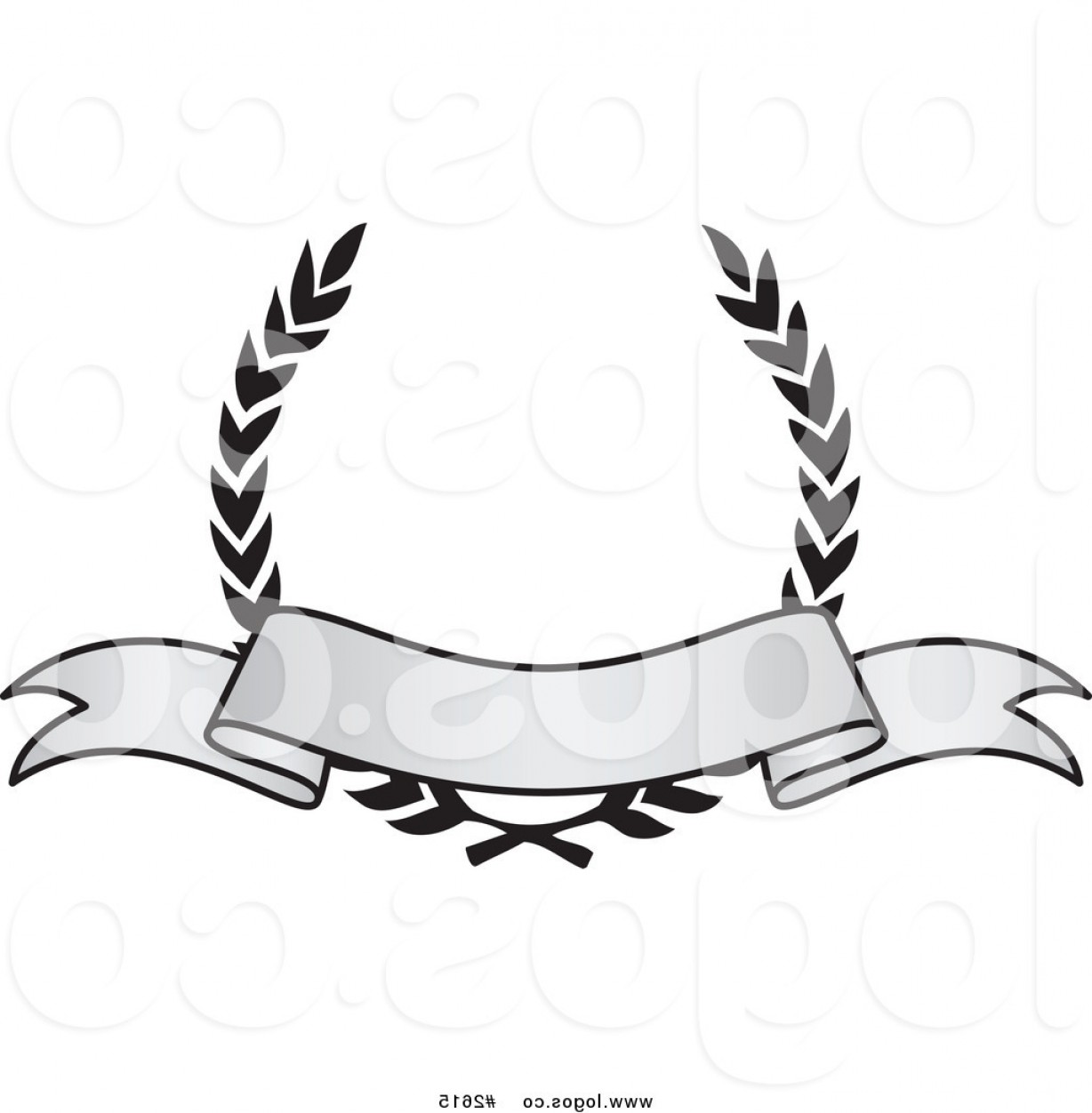 Royalty Free Vintage Grayscale Award Crest With Blank Banner Logo 1228x1252 Royalty Free Vintage Grayscale Award Crest With Blank Banner Logo