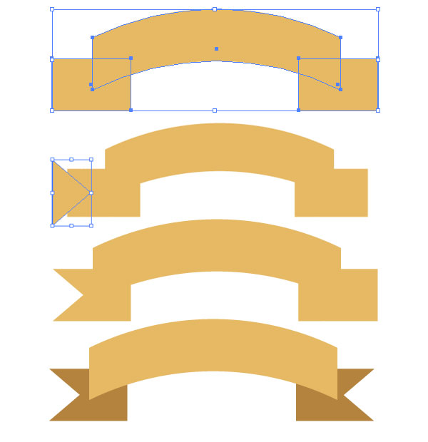 Get Gilded With This Gold Ribbon Banner Vector Tutorial 600x620 Get Gilded With This Gold Ribbon Banner Vector Tutorial