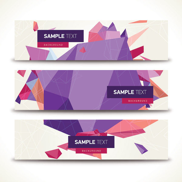 Origami Geometric Shapes Vector Banner Free Download 600x600 Origami Geometric Shapes Vector Banner Free Download