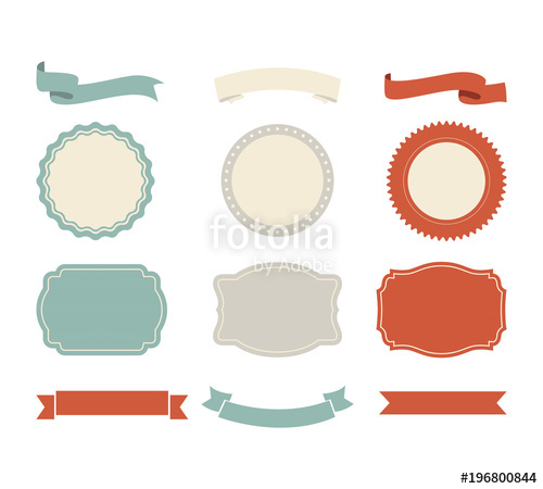Banner Shape Vector Design Ribbon And Label Tag Vintage Style 500x450 Banner Shape Vector Design Ribbon And Label Tag Vintage Style
