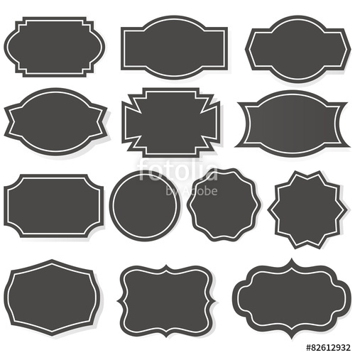 Banner Shapes Vector at Vectorified.com | Collection of Banner Shapes ...