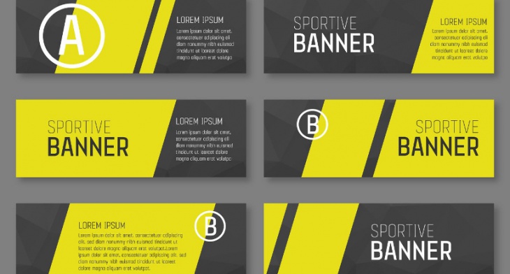 Vector Business Banner Templates, Download 730x392 Vector Business Banner Templates, Download