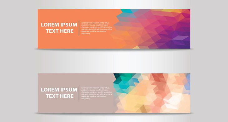 730x392 Abstract Banner Vectors