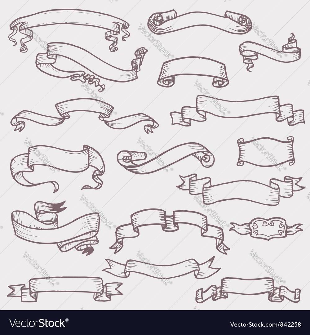 1000x1080 Best Free Ribbon Banner Vector Art Free Design Free Vector Art