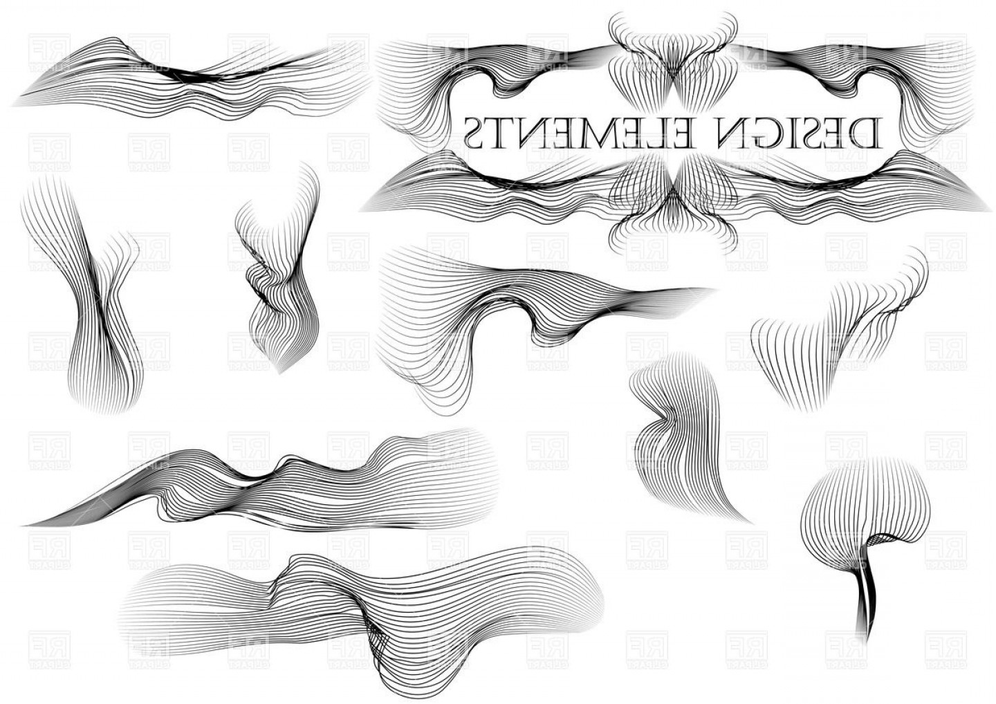1440x1018 Black And White Banner Vector Art Hoodamathrun