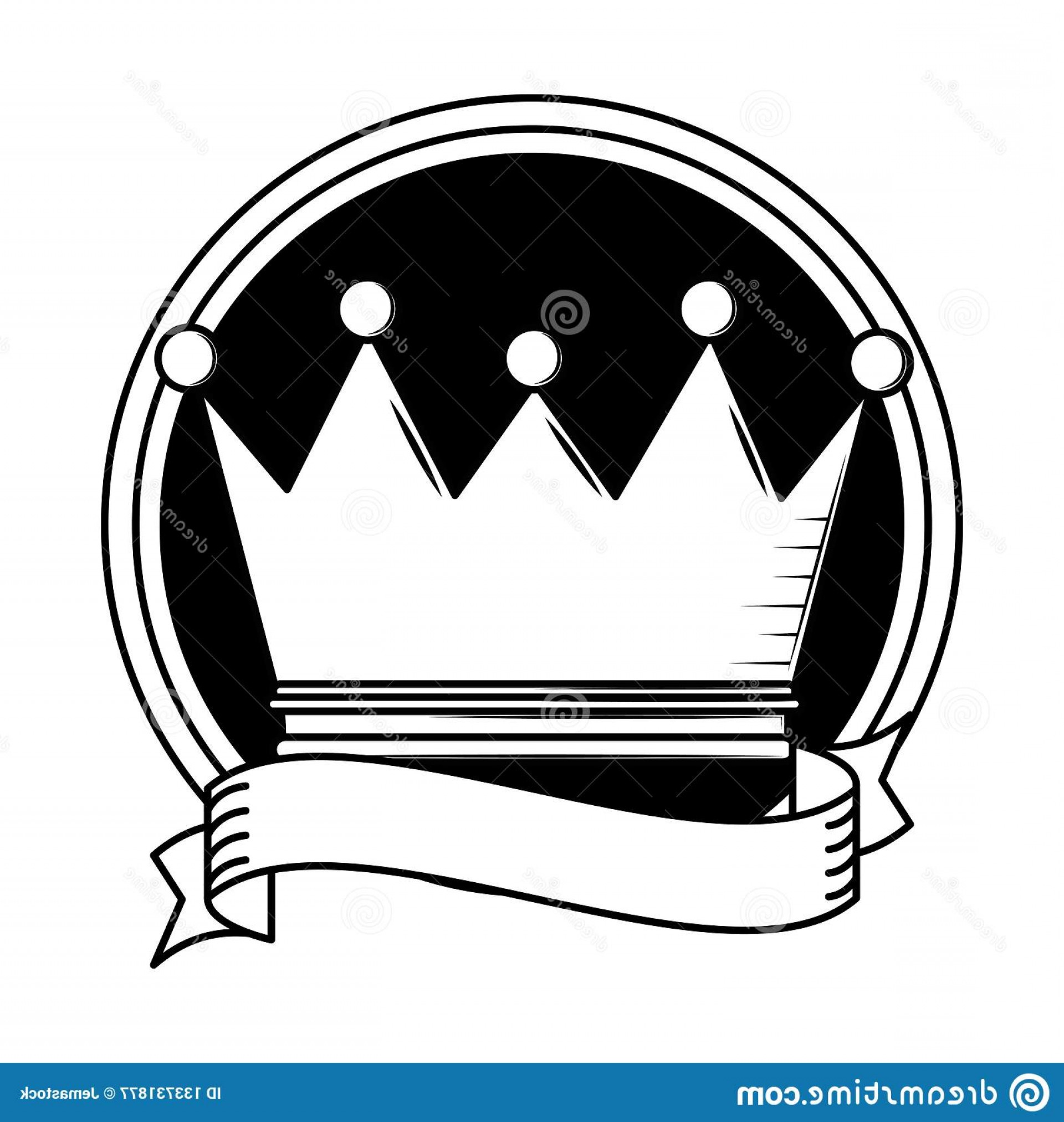 1920x2026 Blank Ribbon Vector Banner With Crown Boozeworthy