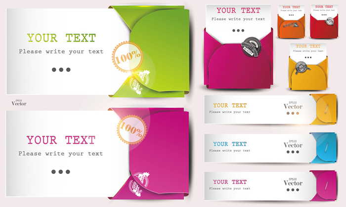 700x419 Colorful Fashion Banner Free Vector Graphic Download
