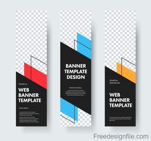 500x467 Vertical Banners Template Illustration Design Vector Free Download