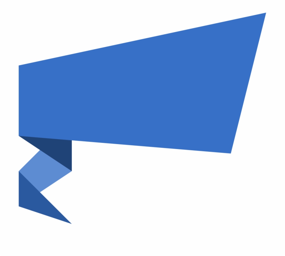 920x828 Simple Origami Banners Vector Transparent Png Banner