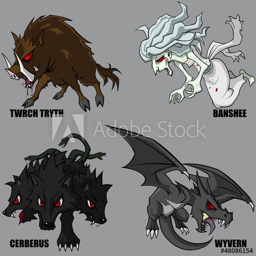 Mythical Creatures Set 500x500 Mythical Creatures Set