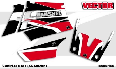 White Knuckle Graph X Vector Yamaha Banshee Atv Graphics 450x269 White Knuckle Graph X Vector Yamaha Banshee Atv Graphics