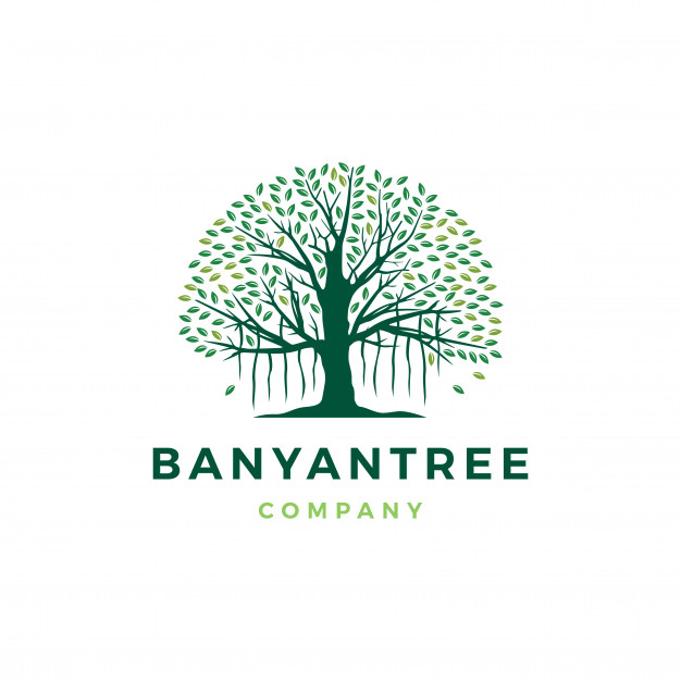 626x626 Banyan Tree Logo Icon Illustration Vector Premium Download
