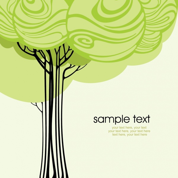 600x600 Cartoon Tree Vector Free Vector In Encapsulated Postscript