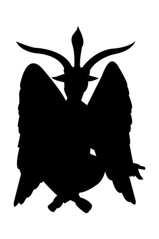Baphomet Black Silhouette 325x490 Baphomet Black Silhouette