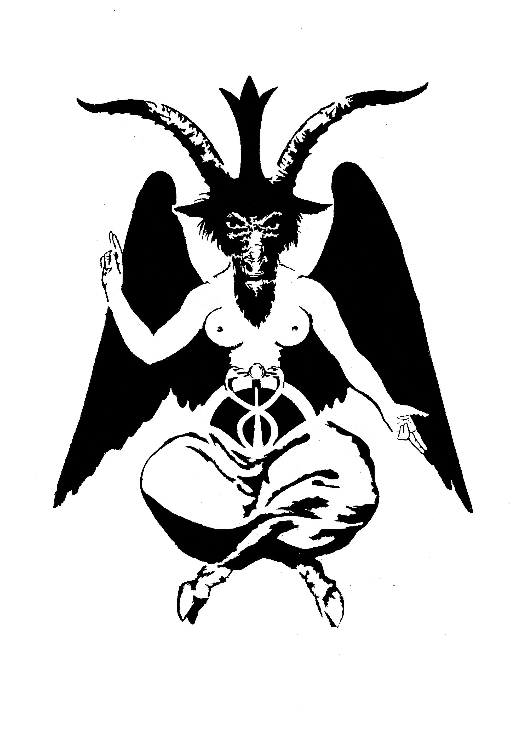 Spiritual Baphomet, Stencils, Stencil 1974x2850 Spiritual Baphomet, Stencils, Stencil