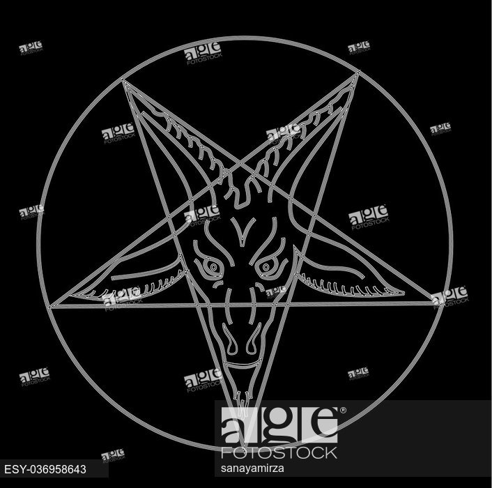706x700 The Sigil Of Baphomet, Stock Vector, Vector And Low Budget Royalty