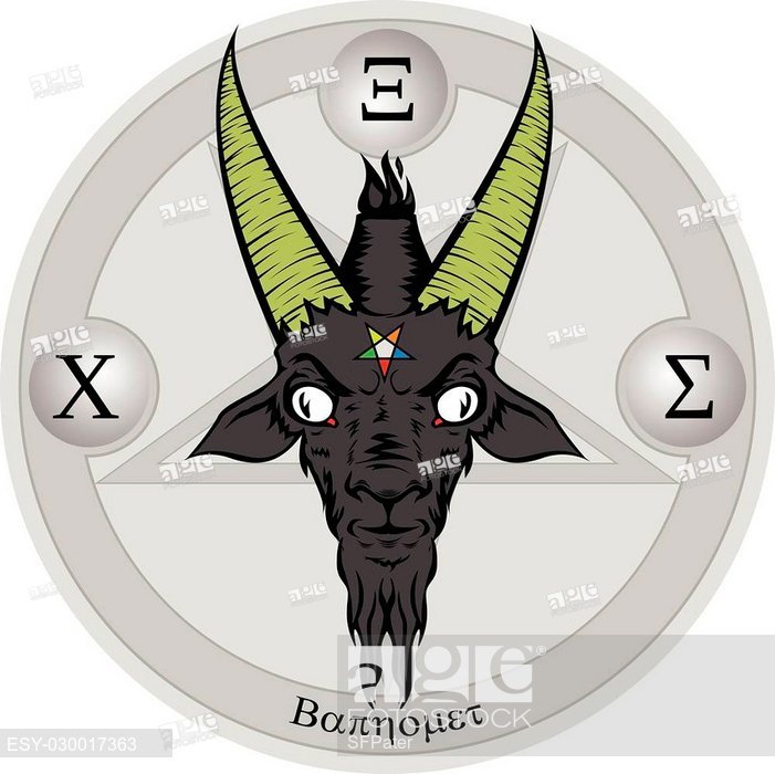 Vector Illustration Of Baphomet Sign, Stock Vector, Vector And Low 701x700 Vector Illustration Of Baphomet Sign, Stock Vector, Vector And Low