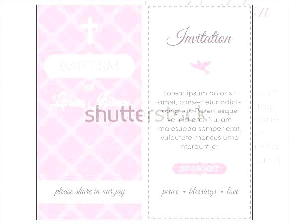 580x450 Printable Baptism Invitation Cards Free Template Templates Vector
