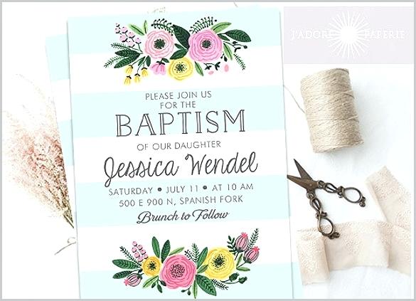 585x423 Christening Invitation Template Free